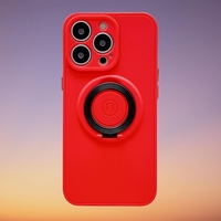 Husa protectie Vafy compatibila cu Apple iPhone 13 Pro Max Mag Safe Silicone Rosu