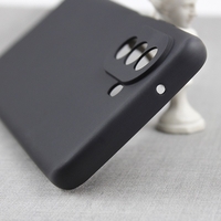 Husa pentru Huawei NOVA Y70, Vafy, Liquid Silicone, cu Microfibra pe interior, Protectie Antisoc, Negru