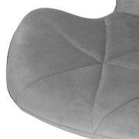 Scaun de birou ergonomic, tapitat cu catifea, 120kg, gri
