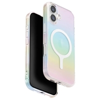 Husa Telefon, Vafy, Compatibila iPhone 17, Model Cameleon, Magsafe, Schimbare Gradient de Culoare din Unghiuri Diferite, Multicolor