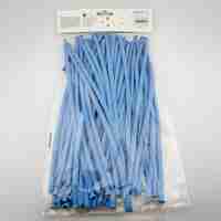 Baloane de Modelaj, Flippy, Set 50 bucati, Model Standard, din Latex, 30 x 1.5 cm, 1.8 g per unitate, pana la 150 cm, Albastru deschis