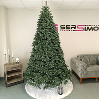 Brad artificial Christmas Deluxe by Sersimo, Canada argintiu, 3D, 230cm