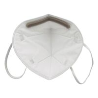 Set 35 bucati Masca de protectie faciala, Flippy®️, de unica folosinta, FFP2 CE 2163, 5 straturi, nesterila, ambalaj individual, Alb