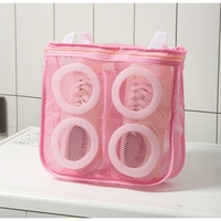 Sac pentru Spalare Incaltaminte, Flippy, pentru Masina de Spalat, 28x24.5x8 cm, Roz