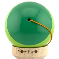 Kendama X Originala, Profesionala, Flippy, Big Cups V2, Super Sticky Legendary Cupe Mari, Rulment Metalic cu Ata 55 cm, Verde Mix