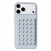 Husa din Silicon pentru iPhone 17 Air, Vafy, Carcasa de Protectie cu Ventuze, din Cauciuc Moale Rezistenta la Socuri, Gri
