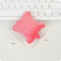 Suport de Mana, Flippy, Pernuta pentru Incheietura cu Banda Elastica, pentru Mouse, Moale, 7.5 x 7 cm, Roz