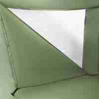 Cort camping, impemeabil, 2 camere + hol, 4 locuri, 460x200x245cm, verde