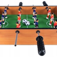 Joc fotbal de masa din lemn, cu contor goluri, 51x31x11 cm