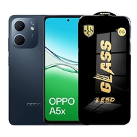 Folie de Protectie pentru Oppo A5x, Vafy, Sticla Securizata ESD, Margini Negre, Rezistenta la Zgirieturi, Antistatica, 0.35 mm, Transparenta