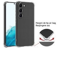 Husa de protectie Vafy, Airbag Shock Absorption, TPU, pentru Samsung Galaxy S21 FE 5G , Transparent