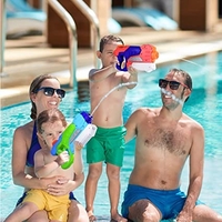 Pistol cu Apa pentru Copii, Rezervor, Pentru Piscina/Plaja, Flippy, 6ani+, Verde/Albastru, 550ML