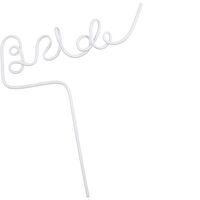 Pai de Plastic, Flippy, Model Bride, Tematica Nunta, Diametru 0.5 cm, Alb