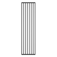 Riflaj perete despartitor MDF, LDA PREMIUM, Negru, 275x58 cm