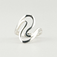 Inel pentru Dama Argint 925, Jolie, Model Spirala 5.3 gr, Marimea 56, 2.5 x 2 cm, Argintiu