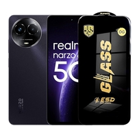 Folie de Protectie pentru Realme Narzo 60x, Vafy, Sticla Securizata ESD, Margini Negre, Rezistenta la Zgirieturi, Antistatica, 0.35 mm, Transparenta