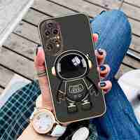 Husa Telefon 2in1, Vafy, Compatibila Huawei Mate 50 Pro, Carcasa TPU cu Suport Inclus Tip Astronaut, Protectie Camere, Negru