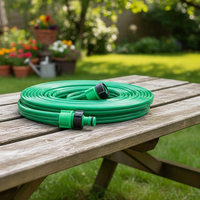 Furtun irigare tip banda 7.5 m pentru gradina, udare delicata pentru straturi si flori