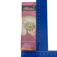 Set 100 Bucati Ambalaje de Carton pentru Martisoare, Flippy, Cutii Brosa, Model Primavara, Mov