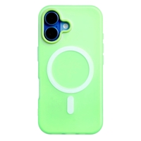 Husa Telefon Jelly Magnetic 2in1, Vafy, Compatibila cu Apple iPhone 17, din PC+TPU, Magsafe, Finisaj Mat, Verde