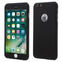 Husa Apple iPhone 6/6S Full Cover 360 Negru + Folie de protectie