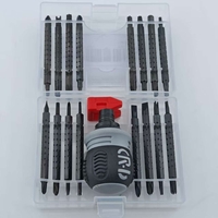 Set de Surubelnite 34-in-1 cu Clichet, Vafy, Set de Uz Casnic pentru Repararea Electronicelor Mici, Maner durabil, 12 x 10 x 5 cm, Negru Mat