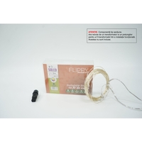 Instalatie de Craciun Tip Liniar, 8 jocuri de lumini, Fir Cupru, 5 m, 50 LED -uri, Multicolor