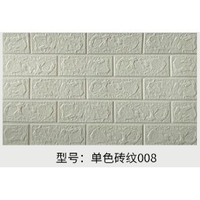 Set 10 Placi de Tapet, Vafy, Autoadezive, 70 x 77 cm, 3.5 mm Grosime, Suprafata Acoperita 5.3 mp, din PVC, Model Caramida, Gri
