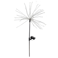 Lampa solara sub forma de artificii, 90 LED-uri, alb cald, Vafy
