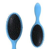 Pieptene cu Perna de Aer pentru Par, Flippy, Plastic ABS+Nylon, 22x7 cm, Albastru