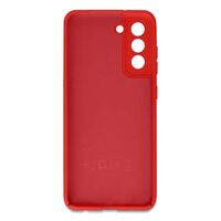 Husa protectie Vafy pentru Samsung S21 FE Liquid Silicone Rosu