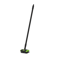 Perie telescopica 3 in 1 pentru buruieni si pavaj, cu peri din alama si maner metalic 140 cm, 3 piese