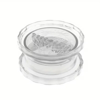 Zdrobitor de Usturoi, Vafy, Multifunctional, din Plastic, Prin Rasucire, 4 x 7.5 cm, Transparent