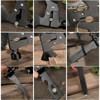 Kit Supravietuire Multifunctional Vafy, Instrumente Profesionale, Sub Forma de Trusa, pentru Camping, Drumetii si Aventuri in Aer Liber, Albastru