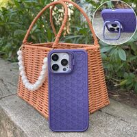 Husa de Protectie TPU, Vafy, pentru Apple iPhone 14, 3D Cube, cu Inel, Protectie Camera, Antisoc, Antizgariere, Antialunecare, Acoperire Completa, Mov