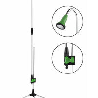 Dus de gradina pe trepied cu conectare la furtun, reglabil pe inaltime, utilizare exterior, 210 cm