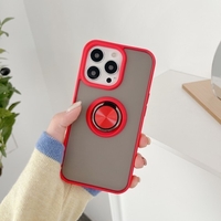 Husa de protectie Vafy compatibila cu Apple iPhone 13,Defender cu prindere inel,Rosu