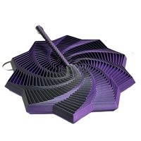 Jucarie Decompresie, Flippy, Model Stea 3D, DuoChrome, Maner Spirala, Turn Magic Geometric, Multiple Forme, Anti-stress, 11 cm, Negru/Mov