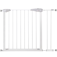 Poarta de siguranta Safety Gate pentru scari, ajustabila 90-99 cm, din otel, alba