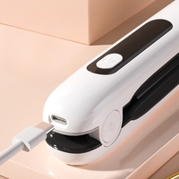 Placa de Par fara Fir, Vafy, Adaptor Tip C, 4 Trepte de Temperatura, Tensiune 5V, Capacitate Baterie 5000 mAh, Indreptat, Ondulat, 23.5x3.3x4.5 cm, Alb