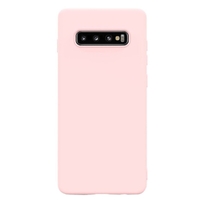 Husa protectie Vafy compatibila cu Samsung Galaxy S10E Matte Tpu Roz