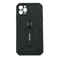 Husa de protectie Vafy pentru Apple iPhone 12 Defender Sergeant Brave cu suport, Negru