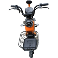 Scuter Electric KG, Saige, Fara Permis, Motor 500W, Baterie 48V20Ah, Autonomie 60km, 153x40x85 cm, Viteza Maxima 25km/h, Portocaliu