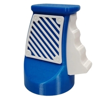 Desfacator Doze, Vafy, din ABS, 10.7 x 8 cm, Manual, Albastru Inchis/Alb