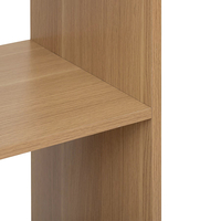 Biblioteca 5Five Tasso cu 5 rafturi, PAL, 63x30x159 cm, bej