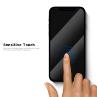 Folie Sticla Securizata, Vafy, compatibila cu Apple iPhone 16 Pro, Sticla, Super HD Glass, Anti-static, Margini Negre, 99H OG, Transparent