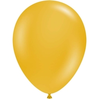 Set 12 Baloane, Flippy, din Latex Standard, 30 cm, Galben Mustar