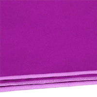 Prosop de plaja cu uscare de rapida, husa de transport, 75x150cm, violet