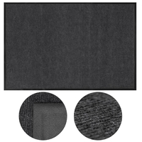 Covoras intrare absorbant antimurdarie, PVC antiderapant, 90x150 cm, gri