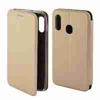 Husa de protectie Vafy compatibila cu Samsung Galaxy S10E Magnet Book Case Auriu
